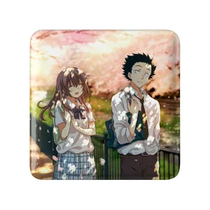 مگنت مربعی شوکو نیشیمیا و شویا ایشیدا انیمه سایلنت ویس A Silent Voice