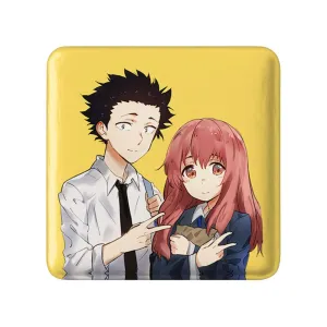 مگنت مربعی شوکو نیشیمیا و شویا ایشیدا انیمه سایلنت ویس A Silent Voice