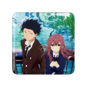 مگنت مربعی شوکو نیشیمیا و شویا ایشیدا انیمه سایلنت ویس A Silent Voice