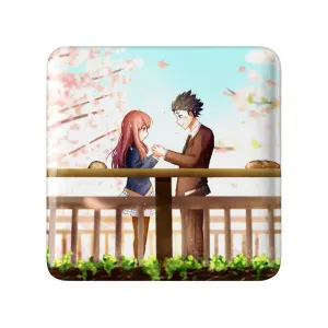 مگنت مربعی شوکو نیشیمیا و شویا ایشیدا انیمه سایلنت ویس A Silent Voice