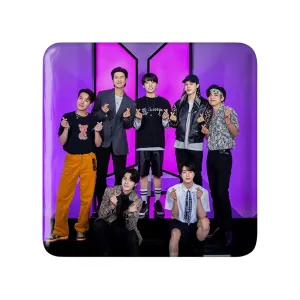 مگنت مربعی گروه بی تی اس BTS