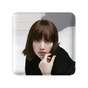 مگنت مربعی لیسا گروه بلک پینک Black Pink