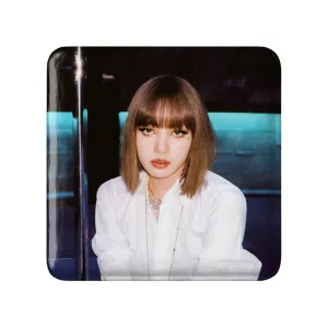 مگنت مربعی لیسا گروه بلک پینک Black Pink