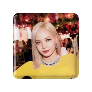 مگنت مربعی لیسا گروه بلک پینک Black Pink