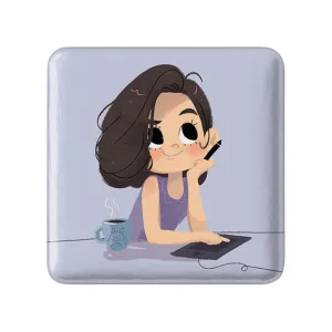 مگنت مربعی دخترونه