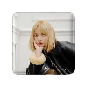 مگنت مربعی لیسا گروه بلک پینک Black Pink