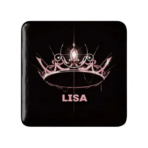 مگنت مربعی لیسا گروه بلک پینک Black Pink