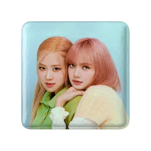 مگنت مربعی لیسا و رزی گروه بلک پینک Black Pink