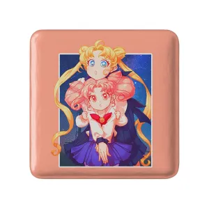 مگنت مربعی چیبیوسا و اوساگی تسوکینو انیمه سیلور مون Sailor Moon