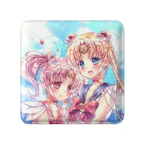 مگنت مربعی اوساگی تسوکینو و چیبیوسا انیمه سیلور مون Sailor Moon
