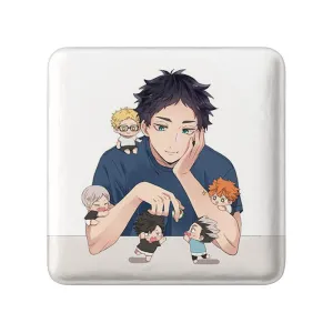 مگنت مربعی تیم کاراسونو انیمه هایکیو Haikyu