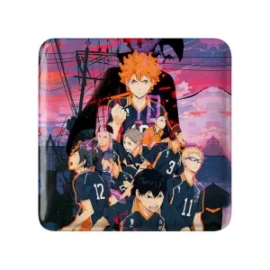مگنت مربعی تیم کاراسونو انیمه هایکیو Haikyu