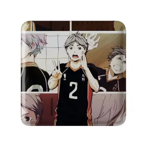 مگنت مربعی میا اوسامو انیمه هایکیو Haikyu