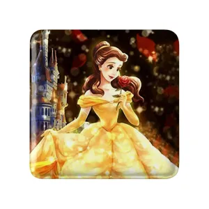 مگنت مربعی انیمیشن دیو  و دلبر Beauty And The Beast