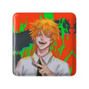 مگنت مربعی دنجی انیمه مرد اره ای Chainsaw Man