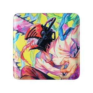 مگنت مربعی دنجی انیمه مرد اره ای Chainsaw Man