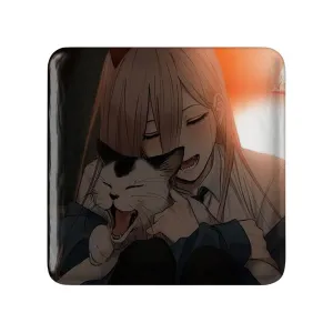 مگنت مربعی پاور انیمه مرد اره ای Chainsaw Man