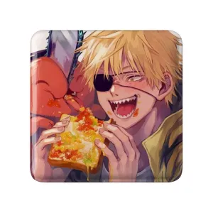 مگنت مربعی دنجی انیمه مرد اره ای Chainsaw Man