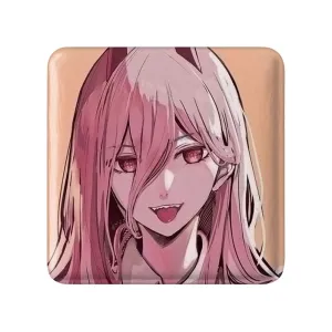مگنت مربعی پاور انیمه مرد اره ای Chainsaw Man