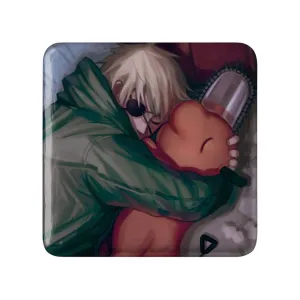 مگنت مربعی دنجی انیمه مرد اره ای Chainsaw Man