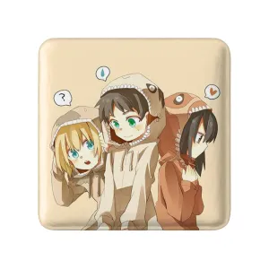 مگنت مربعی میکاسا و ارن و ارمین انیمه اتک آن تایتان Attack on Titan