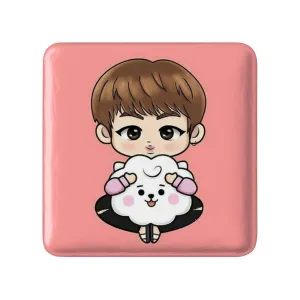 مگنت مربعی جین Jin گروه بی تی اس BTS
