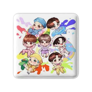 مگنت مربعی گروه بی تی اس BTS