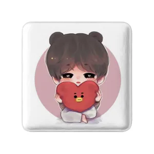 مگنت مربعی تهیونگ Taehyung گروه بی تی اس BTS