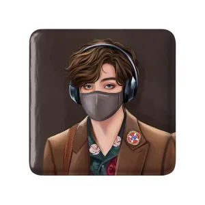 مگنت مربعی تهیونگ Taehyung گروه بی تی اس BTS