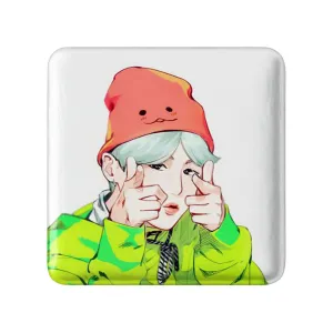 مگنت مربعی شوگا Suga گروه بی تی اس BTS