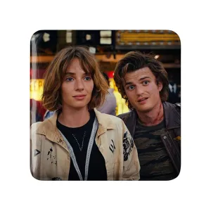 مگنت مربعی استیو و رابین سریال استرنجر تینگز Stranger Things