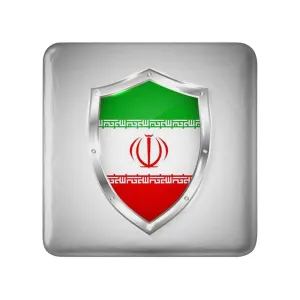 مگنت مربعی پرچم ایران