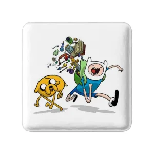 مگنت مربعی جیک و فین وقت ماجراجویی Adventure Time