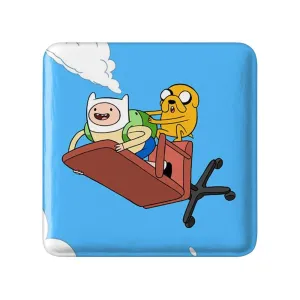مگنت مربعی جیک و فین وقت ماجراجویی Adventure Time