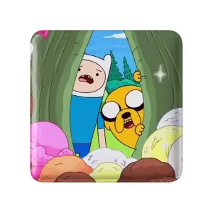 مگنت مربعی جیک و فین وقت ماجراجویی Adventure Time