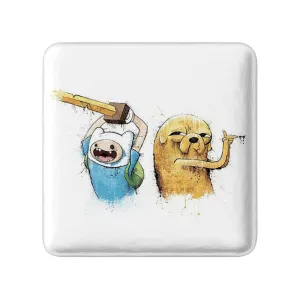 مگنت مربعی جیک و فین وقت ماجراجویی Adventure Time