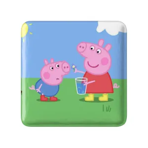 مگنت مربعی پپا و جورج انیمیشن پپا پیگ Peppa pig