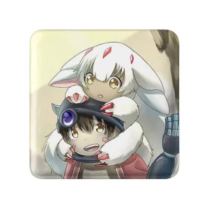 مگنت مربعی فیوپا و ریگ انیمه ساخته شده پرتگاه Made in Abyss