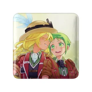 مگنت مربعی تورکا و لیزا انیمه ساخته شده پرتگاه Made in Abyss