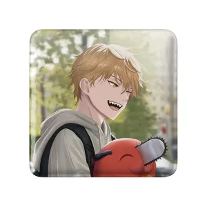 مگنت مربعی دنجی انیمه مرد اره ای Chainsaw Man