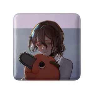 مگنت مربعی ریزه انیمه مرد اره ای Chainsaw Man