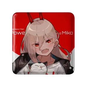 مگنت مربعی پاور انیمه مرد اره ای Chainsaw Man