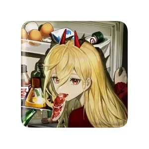 مگنت مربعی پاور انیمه مرد اره ای Chainsaw Man