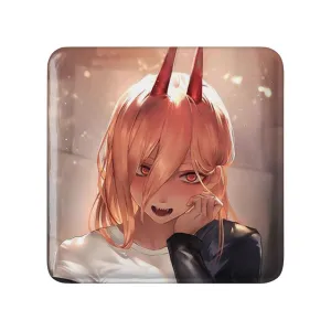مگنت مربعی پاور انیمه مرد اره ای Chainsaw Man