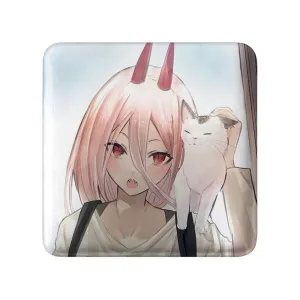 مگنت مربعی پاور انیمه مرد اره ای Chainsaw Man