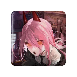 مگنت مربعی پاور انیمه مرد اره ای Chainsaw Man