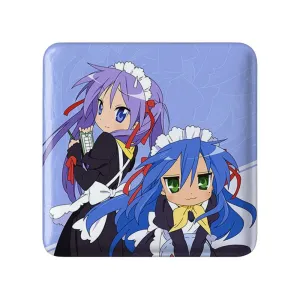 مگنت مربعی ایزومی و کاگامی انیمه ستاره خوش شانس Lucky Star