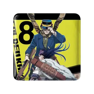مگنت مربعی سایچی انیمه کامویی طلایی Golden Kamuy