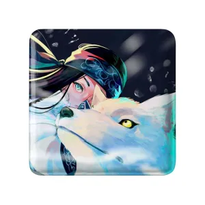 مگنت مربعی اسیرپا انیمه کامویی طلایی Golden Kamuy
