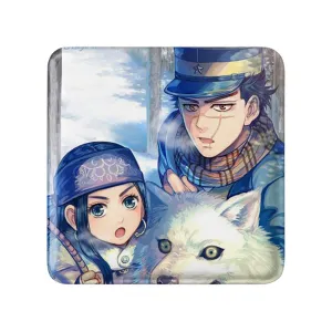 مگنت مربعی سایچی و اسیرپا انیمه کامویی طلایی Golden Kamuy